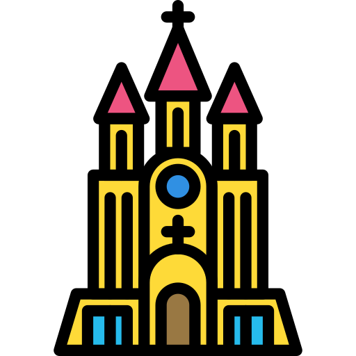 Cathedral Darius Dan Lineal Color icon