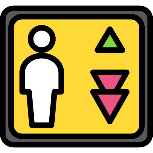 Elevator Darius Dan Lineal Color icon