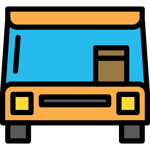 bus scolaire Darius Dan Lineal Color Icône