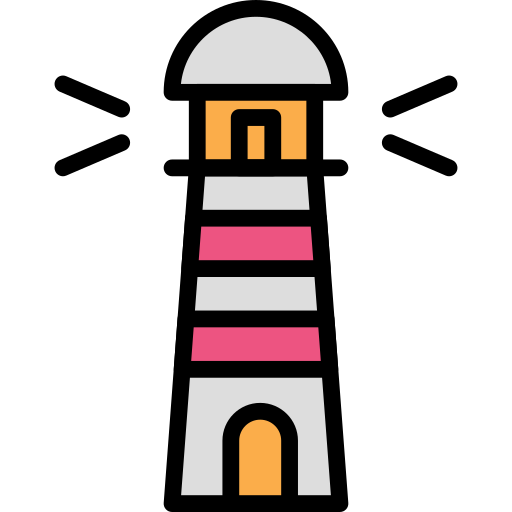phare Darius Dan Lineal Color Icône