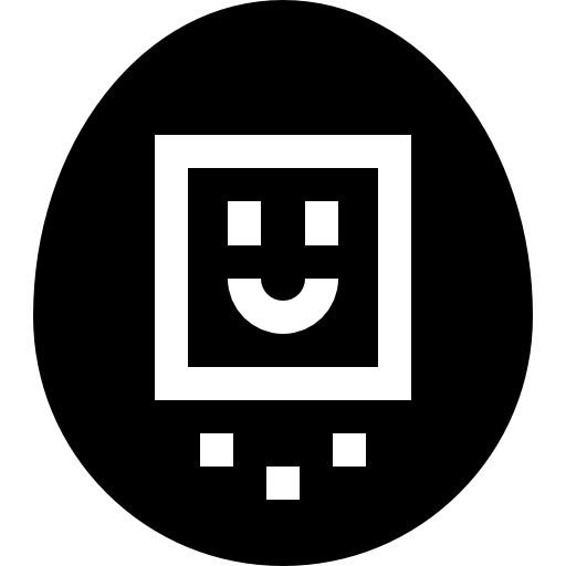 tamagotchi Basic Straight Filled icono