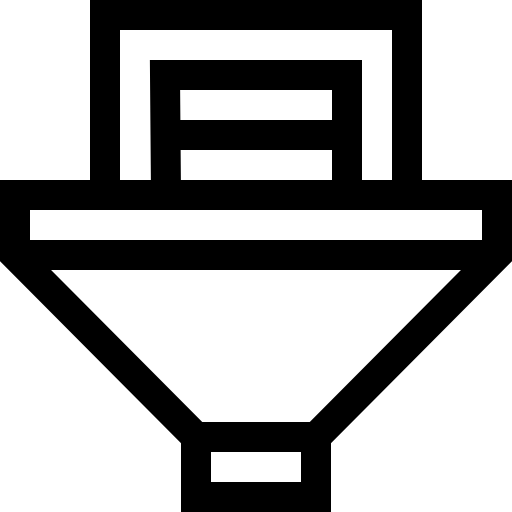 filtración Basic Straight Lineal icono