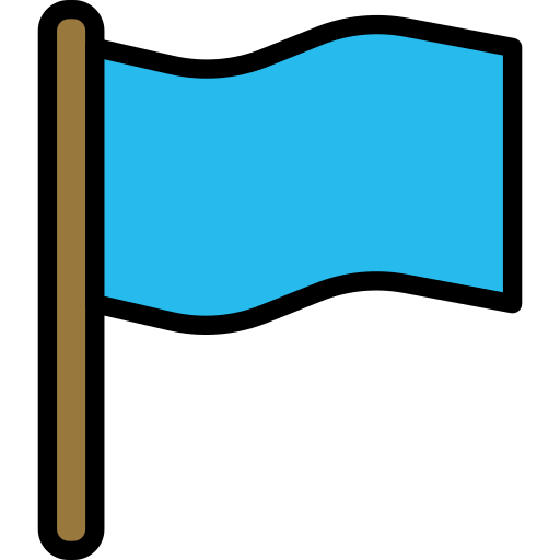 Flag Darius Dan Lineal Color icon