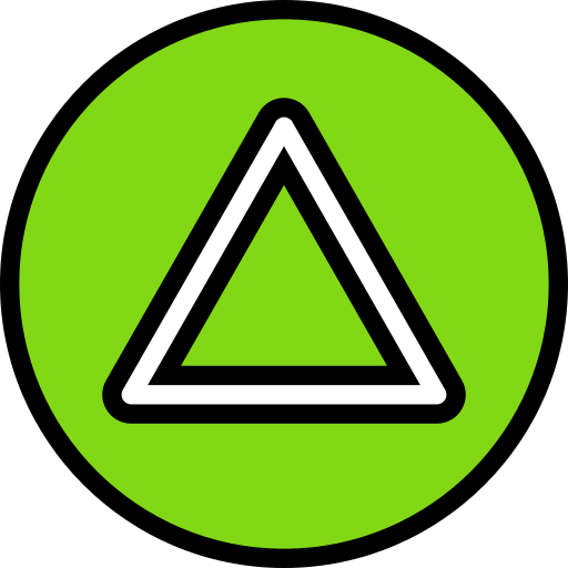 Triangle Darius Dan Lineal Color icon