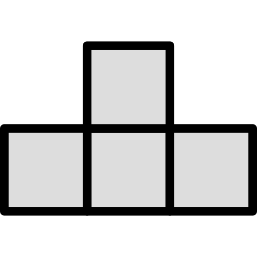 tetris Darius Dan Lineal Color ikona