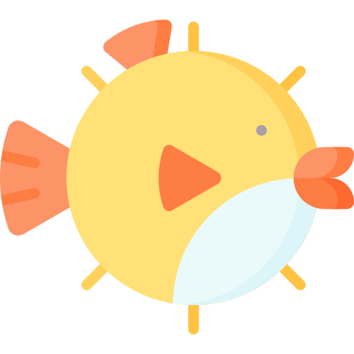 Puffer fish Special Flat icon