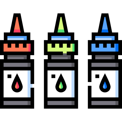 Ink Detailed Straight Lineal color icon
