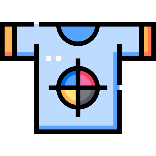 Tshirt Detailed Straight Lineal color icon