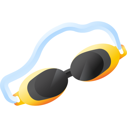 水泳用メガネ 3D Color icon