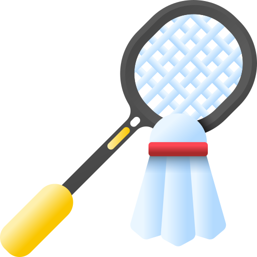 badminton 3D Color ikona