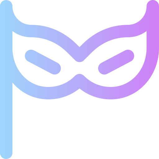 Mask Super Basic Rounded Gradient icon