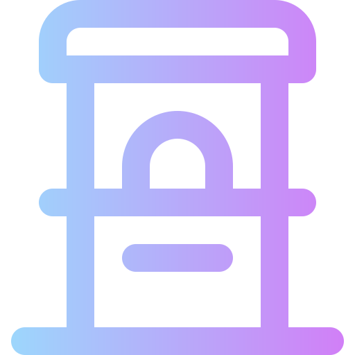 Ticket office Super Basic Rounded Gradient icon