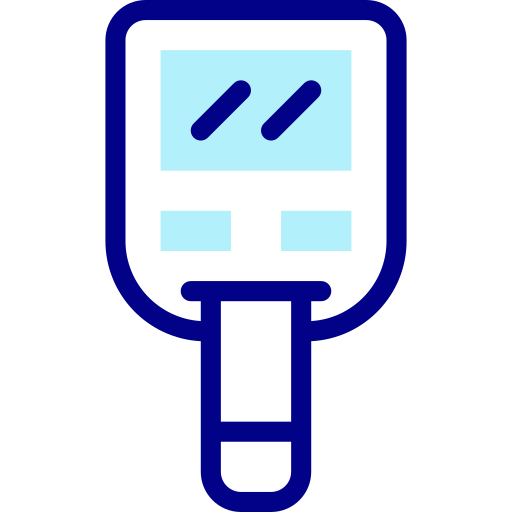 Glucose meter Detailed Mixed Lineal color icon