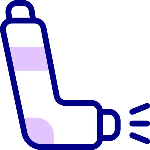 inhalator Detailed Mixed Lineal color ikona