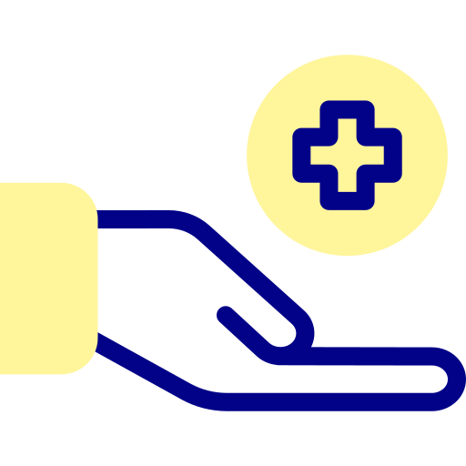보건 의료 Detailed Mixed Lineal color icon