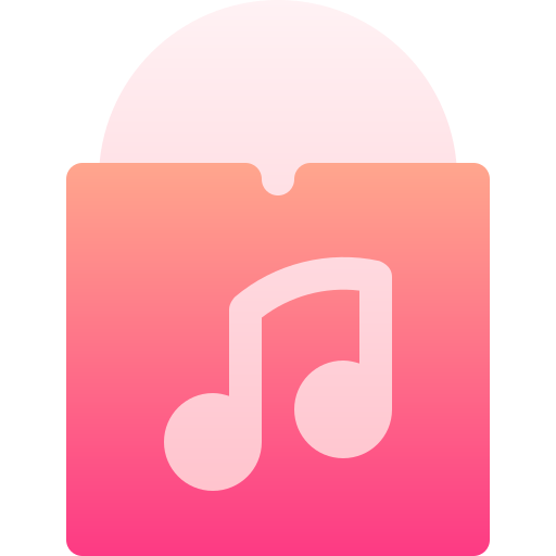 muziekalbum Basic Gradient Gradient icoon
