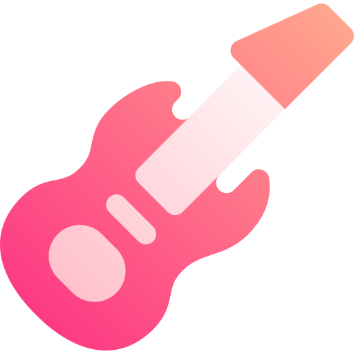 guitarra electrica Basic Gradient Gradient icono