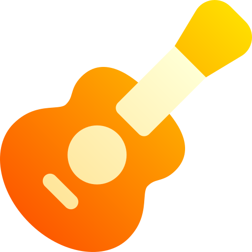gitara Basic Gradient Gradient ikona