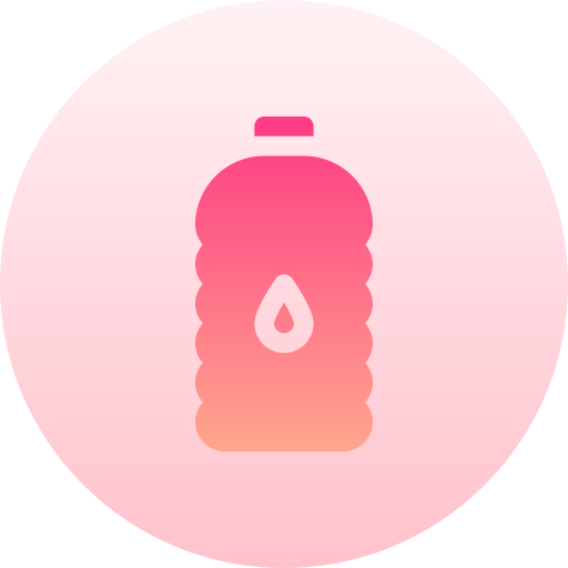 Water bottle Basic Gradient Circular icon