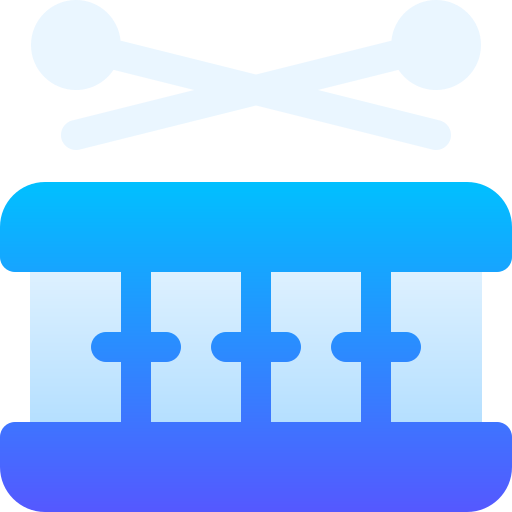 trommel Basic Gradient Gradient icoon