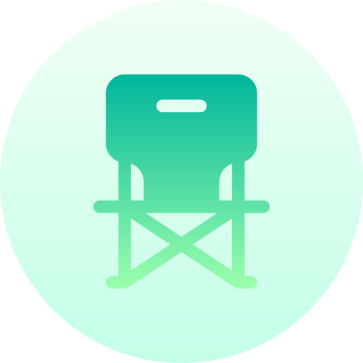 chaise Basic Gradient Circular Icône