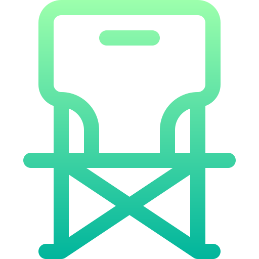 椅子 Basic Gradient Lineal color icon