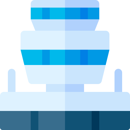 Control tower Basic Rounded Flat icon