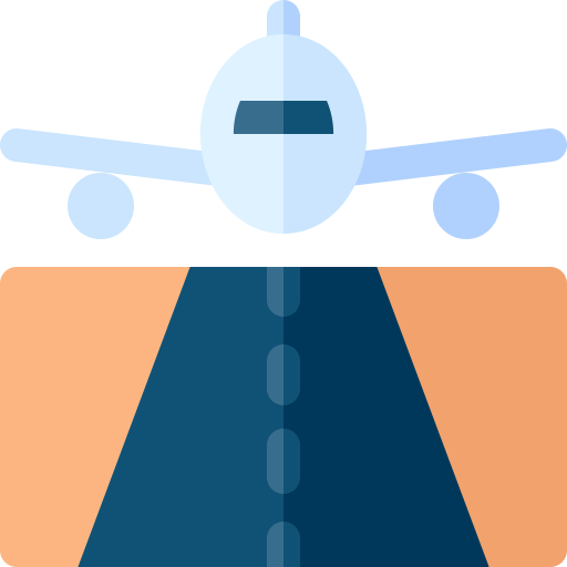 Runway Basic Rounded Flat icon