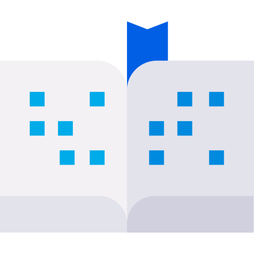 blindenschrift Basic Straight Flat icon