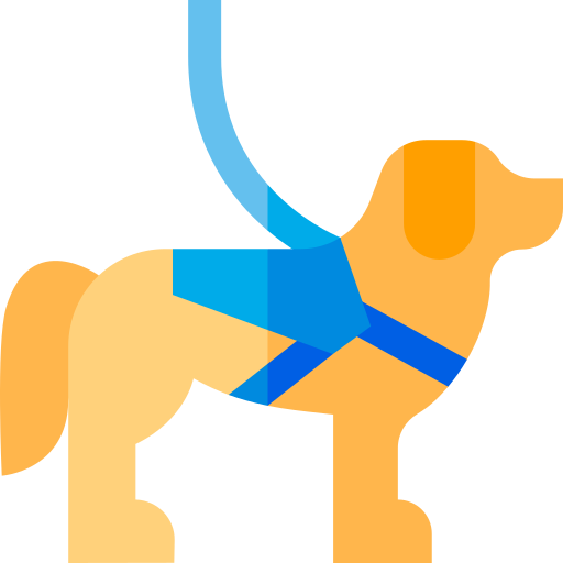 盲導犬 Basic Straight Flat icon