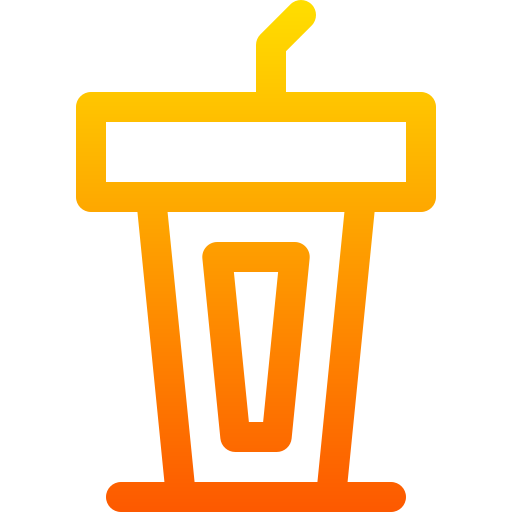 Lectern Basic Gradient Lineal color icon