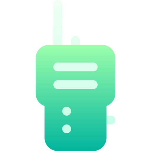 walkie-talkie Basic Gradient Gradient icono