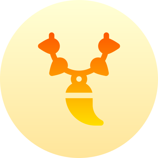 Necklace Basic Gradient Circular icon