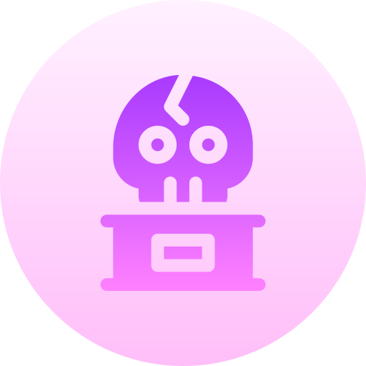 Skeleton Basic Gradient Circular icon