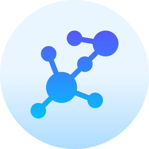 Biology Basic Gradient Circular icon