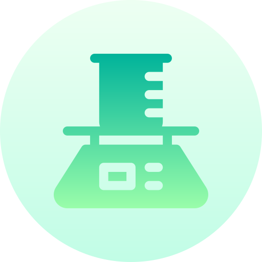 Weighing scale Basic Gradient Circular icon