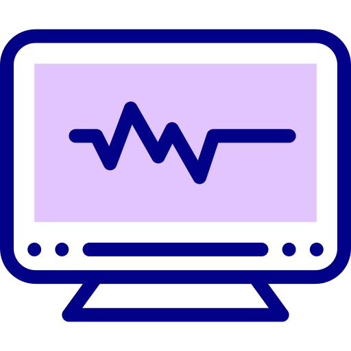 elektrokardiogramm Detailed Mixed Lineal color icon