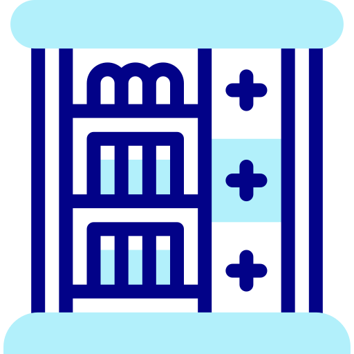 戸棚 Detailed Mixed Lineal color icon