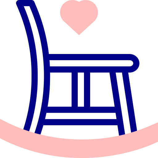 Кресло-качалка Detailed Mixed Lineal color иконка