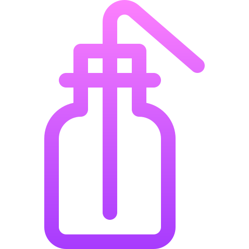 waschflasche Basic Gradient Lineal color icon