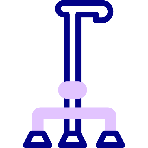 ステッキ Detailed Mixed Lineal color icon