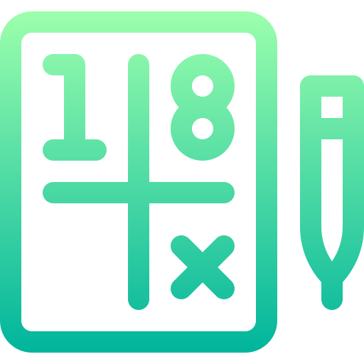 sudoku Basic Gradient Lineal color ikona