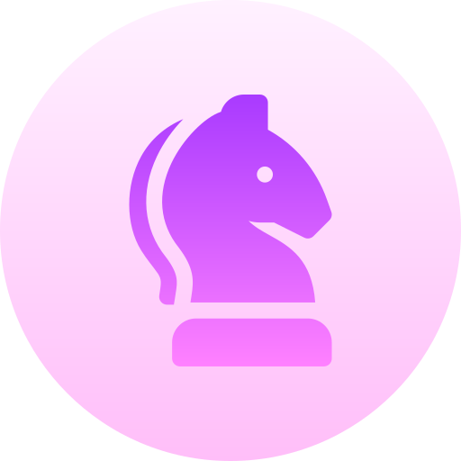 scacchi Basic Gradient Circular icona