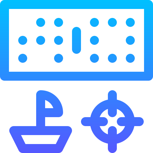 Battleship Basic Gradient Lineal color icon