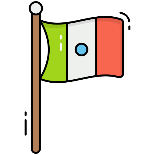 멕시코 Generic Thin Outline Color icon