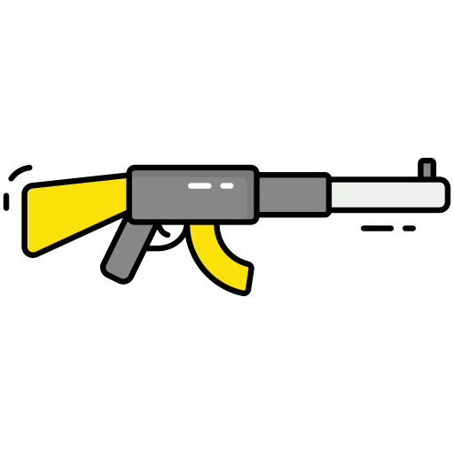 Rifle Generic Thin Outline Color icon