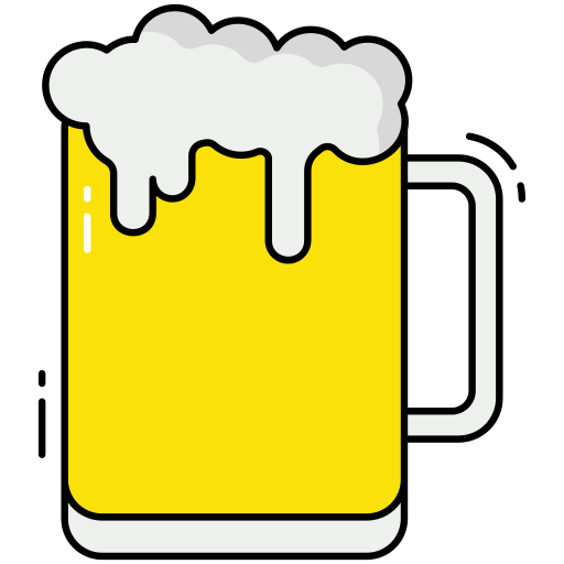 cerveza Generic Thin Outline Color icono