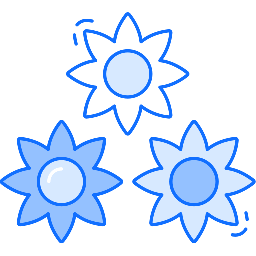 fleurs Generic Blue Icône