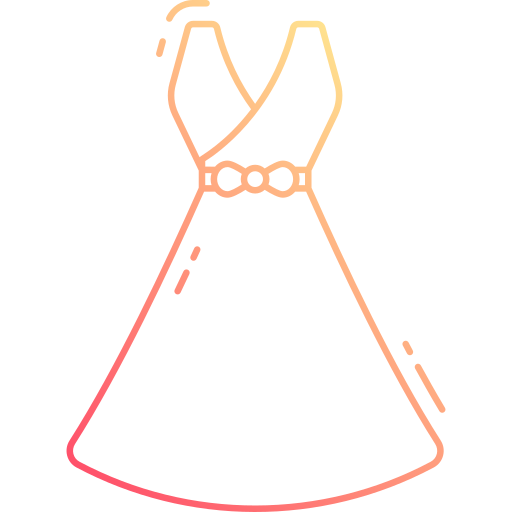 vestido tradicional Generic Gradient icono