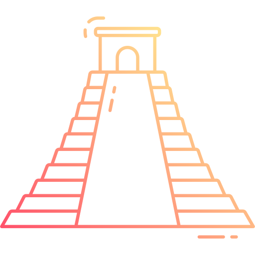 マヤのピラミッド Generic Gradient icon